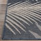 World Rug Gallery Bahama Palm Frond Indoor/Outdoor Non-Shedding Area Rug 7'10'' x 10 Gray 430GRAY8X10 - alternate 3
